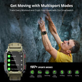 ALKAI N27 Military Smart Watches Green